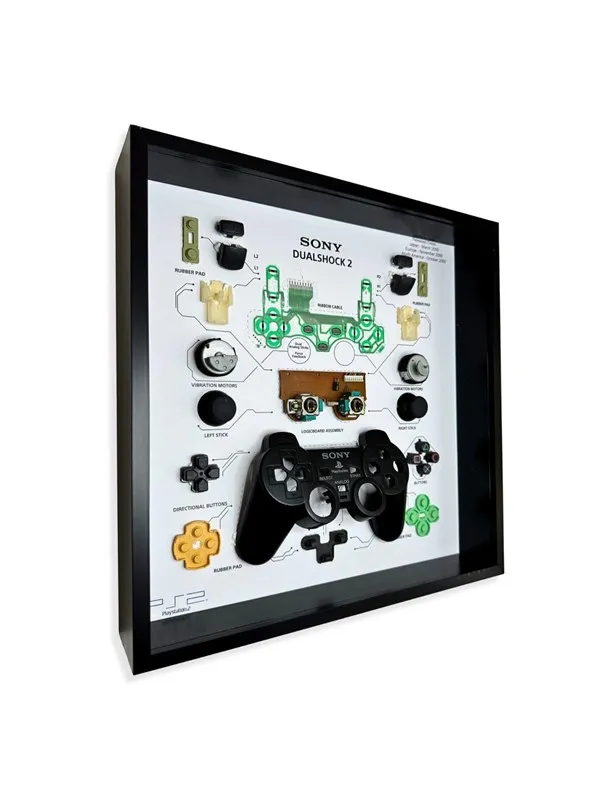 GRC - Retro Art Sony PS2 Dual Shock 2 Controller Display - Bilde