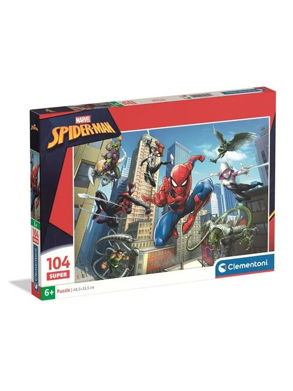 Clementoni Puzzle Super Spider-Man 104 pieces Gulv