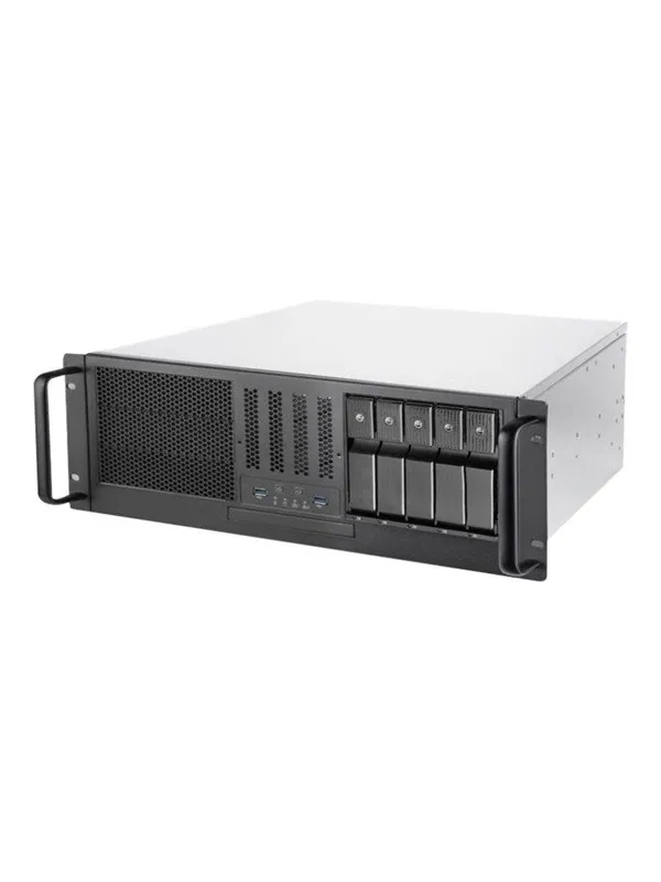 SilverStone RM41-H08 - Kabinett - Server (Rack) - Svart