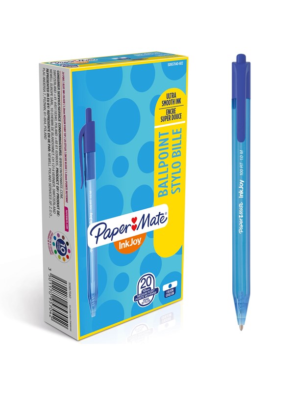 Paper Mate InkJoy 100 RT (klikk)  M Blå