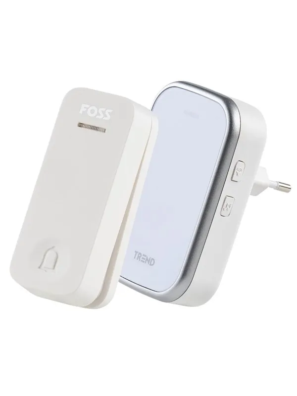 Foss Europe TREND Doorbell BLUU1 NOVUS Plug in White