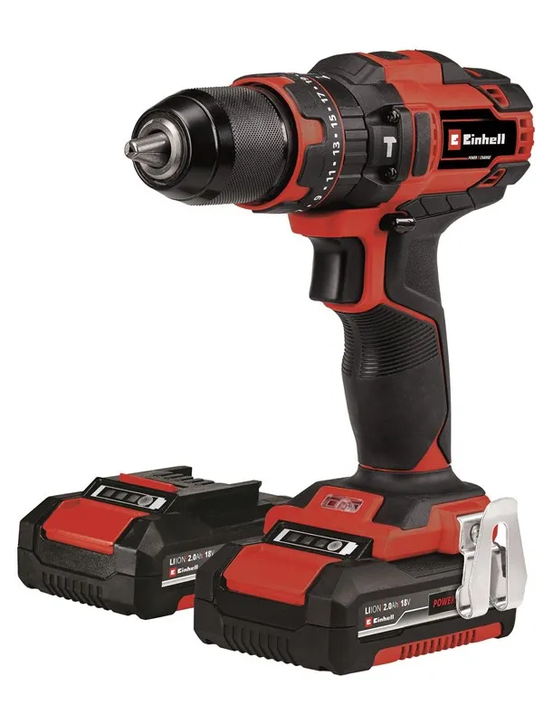 Einhell Batteridrevet slagbormaskin, TE-CD 18/40 Li-i +69 (2x2,0 Ah)