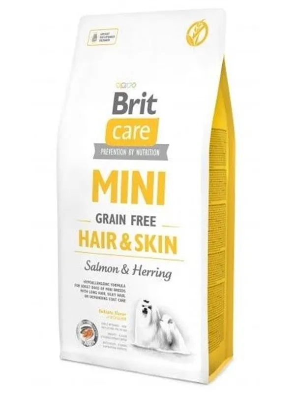 Brit Care Mini Hair&Skin Salmon&Herring - sucha ka
