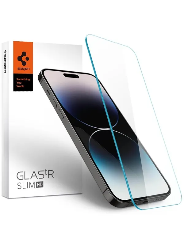 Spigen Glass tR Slim HD 1 Pack - Transparency Sensor Protection - iPhone 14 Pro