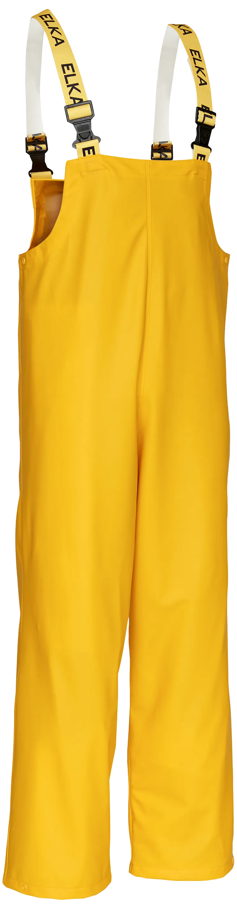 Regndress med seler PU/PVC 309900 gul str. XS