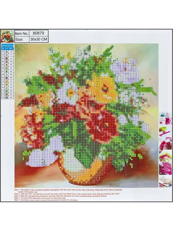 CENTRUM Diamond Painting 30*30cm. FLOWERS