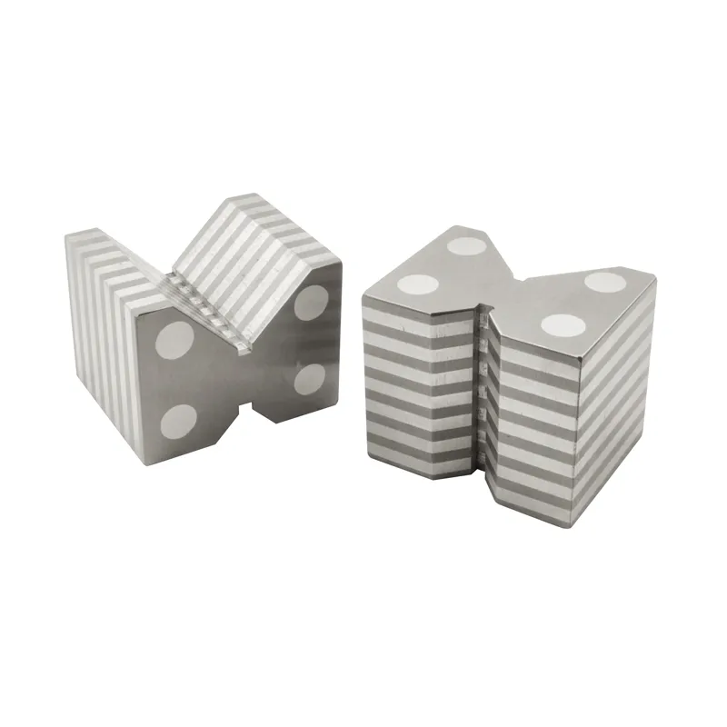 Lamel V-blokker 50x58x46 mm i sett (Stål-alu)