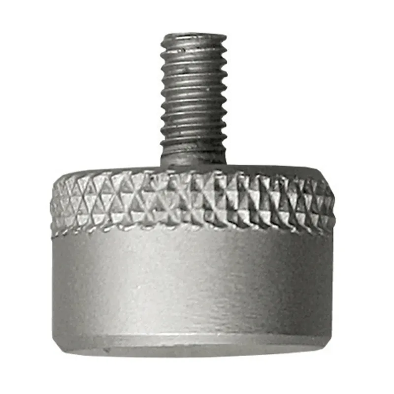 Taster Ø10 mm flat for måleur. Gjenge M2,5