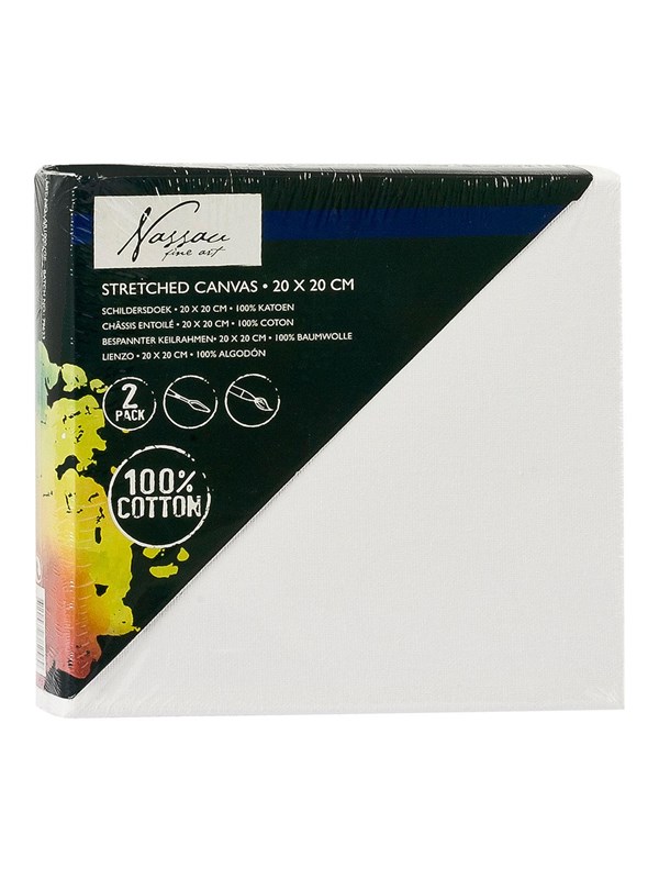 Creative Craft Group Painting Canvas 20x20cm 2pcs.