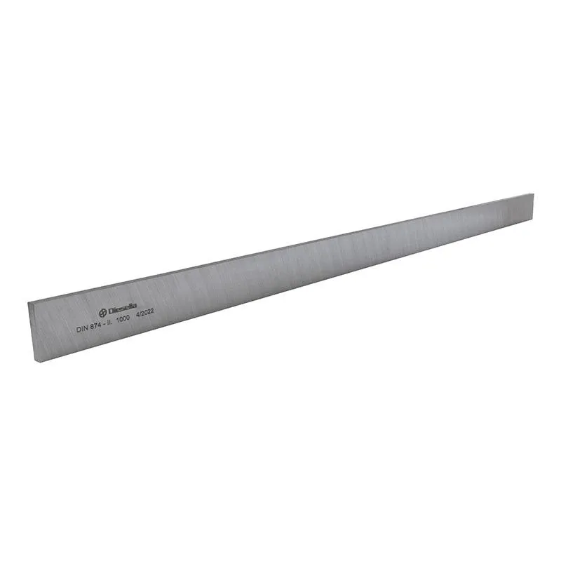 Retteskinne 1000x50x10 mm i stål DIN 874 Grad 2