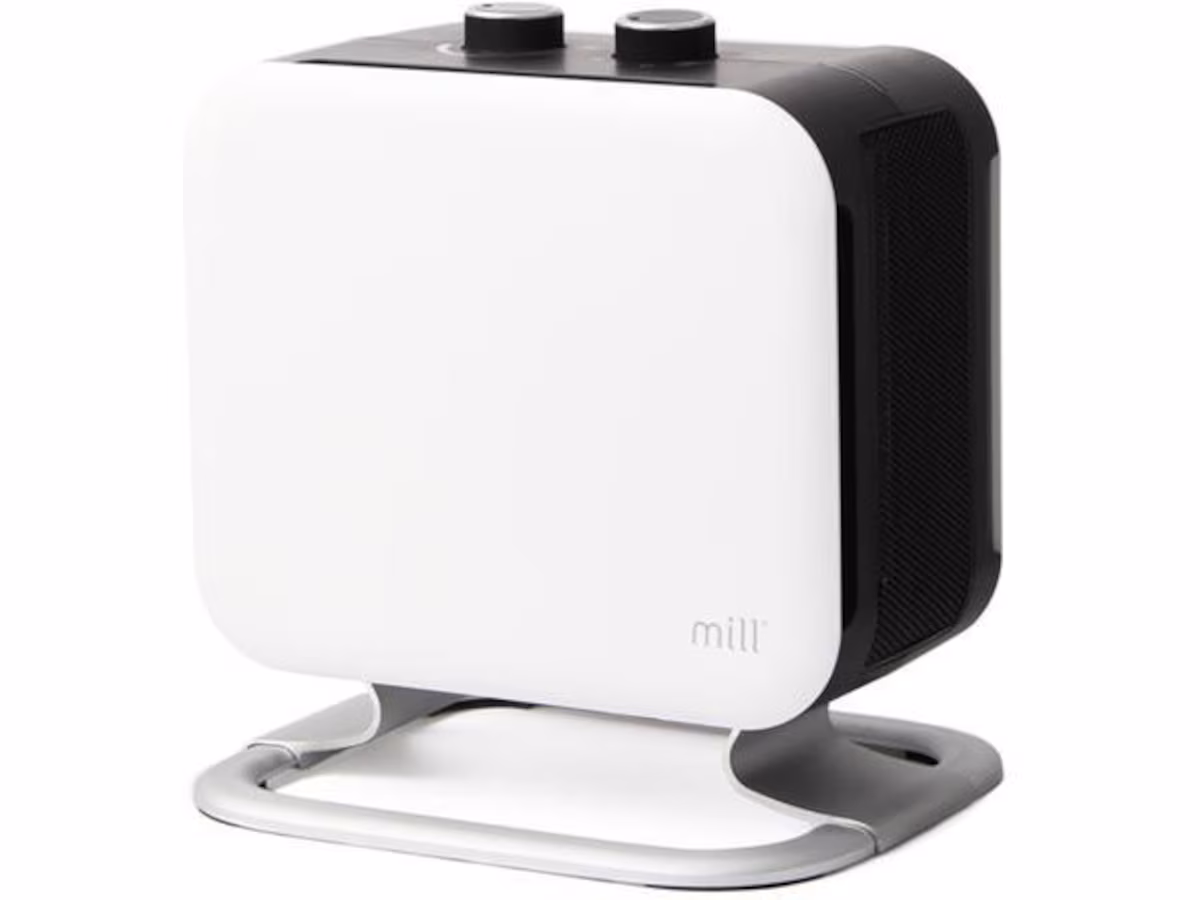 Mill Compact vifteovn 1800W med fot (hvit)