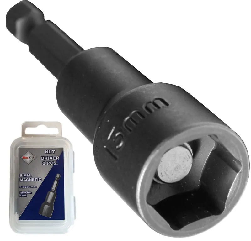 BATO 1/4" Boltbits magnet 14 mm. 2 stk. pk.