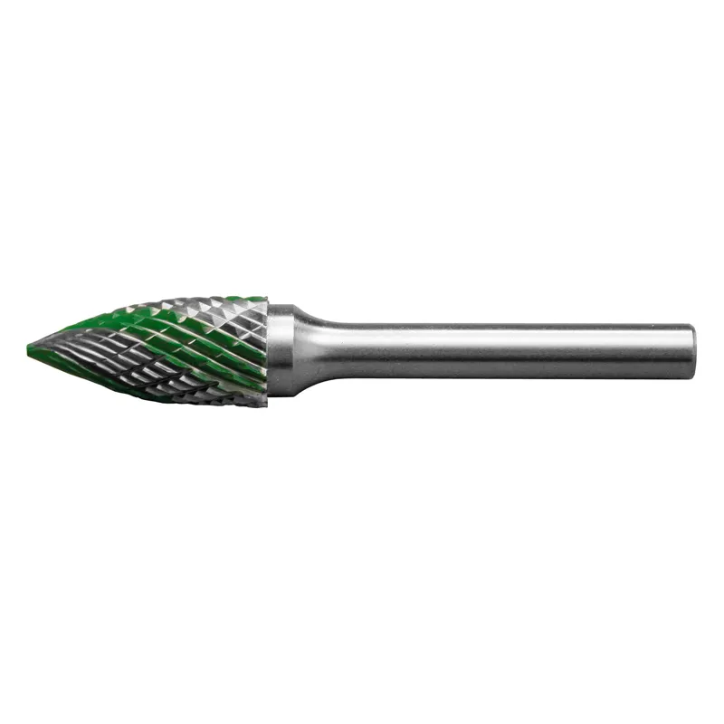 Fresespiss HM Ø10x20 mm form G (Speedcut) med Ø6 mm skaft