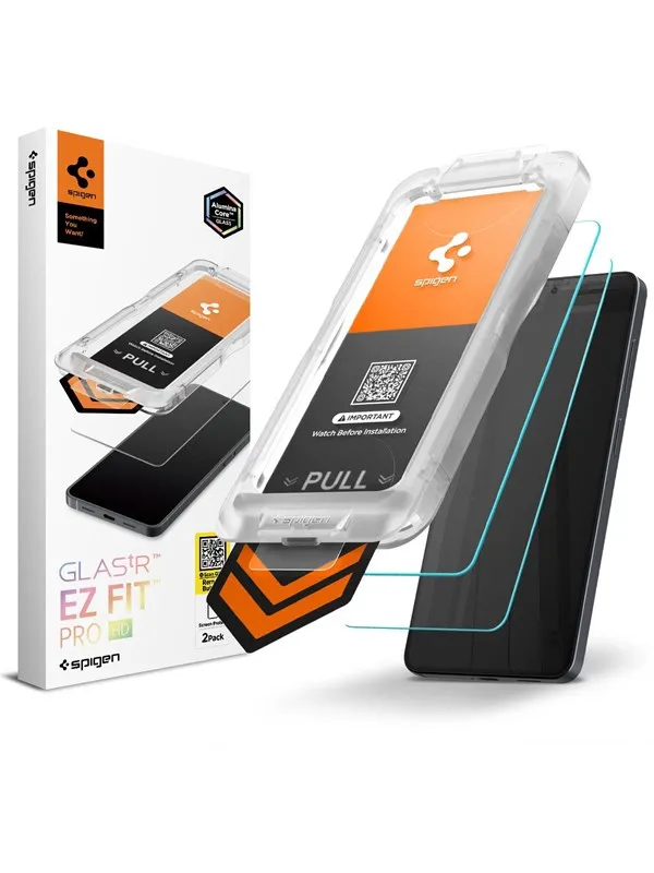 Spigen Glass tR EZ Fit Pro HD 2 Pack - transparency - Samsung Galaxy S26+