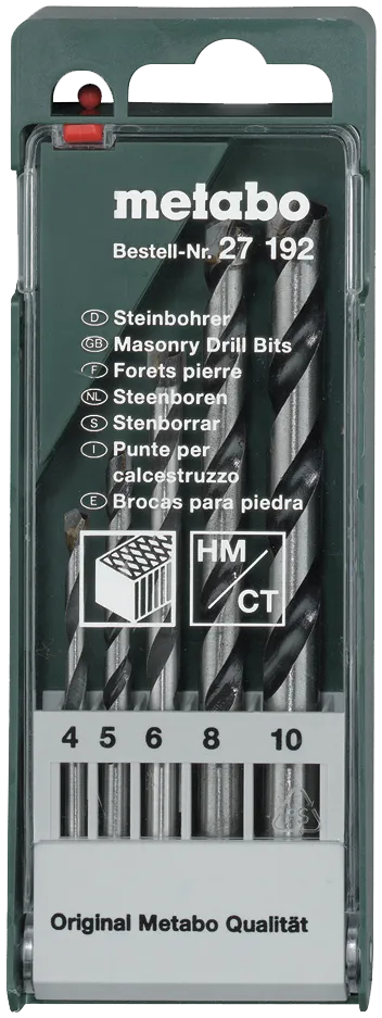 Steinbor HM-belagt sortiment 4-10 mm