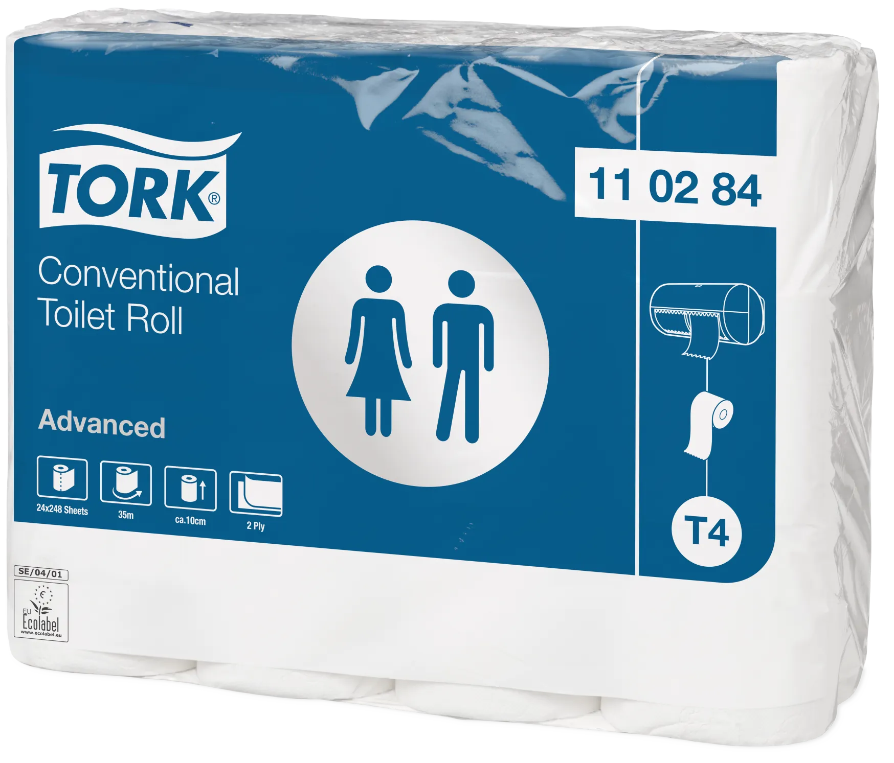 Tork toalettpapir Advanced T4 34,7m, 24 ruller