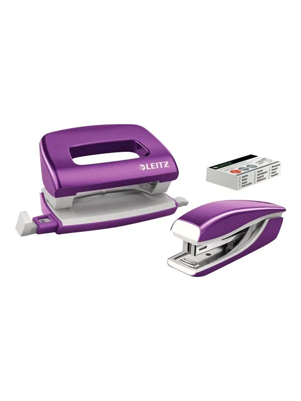 Leitz Stift- & Hullesett Mini  WOW Lilla