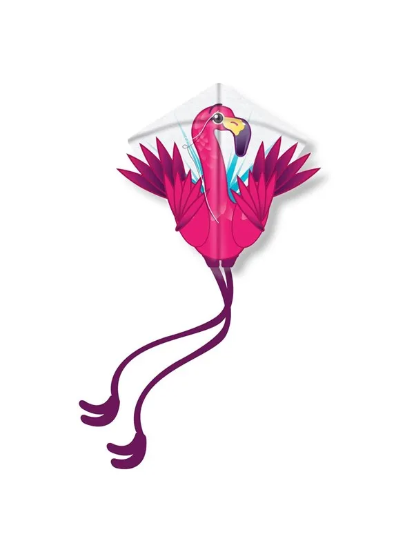 Kites Ready 2 Fly - Pop-up Nylon Kite Flamingo