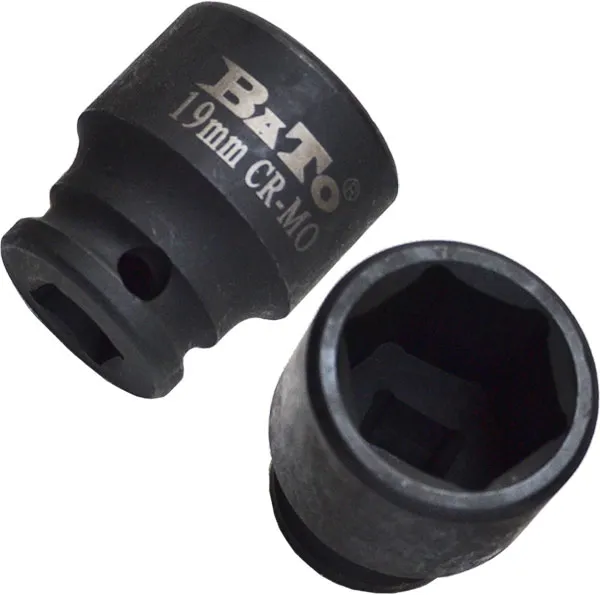 BATO Krafttopp kort 3/8" x 10mm. 6kt.