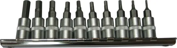 BATO Stifttoppsett 1/4" 6 kt. TOMMER 10 deler.