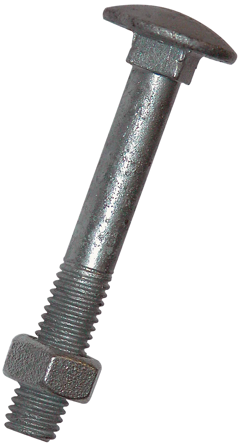 NKT plankbolt med mutter 4.6 FZV M10×220, 10 stk