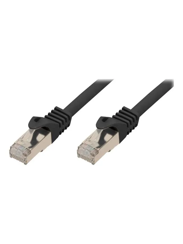 shiverpeaks BASIC-S patch cable - 7.5 m - black - Svart - 7.5m