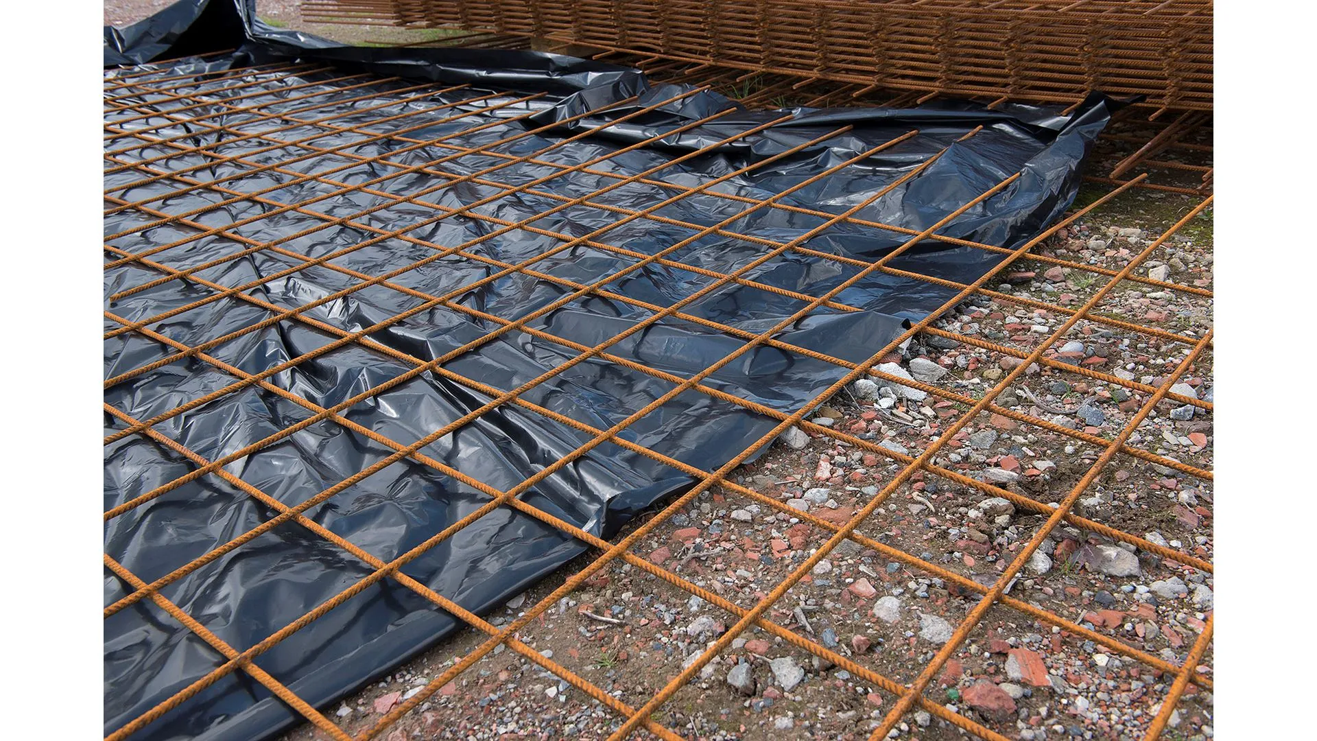 Beskyttelsesdekning sort 0,1 mm 6x6m