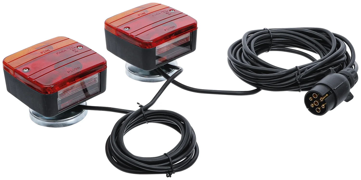 Anhængerlamper med magnetholder | 2 dele
