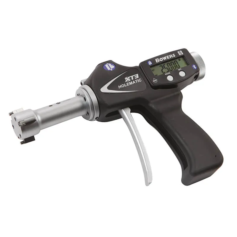 BOWERS XTH25M-XT3 digital 3-punkts hurtigmålingsmikrometer 25-35 mm med pistolgrep