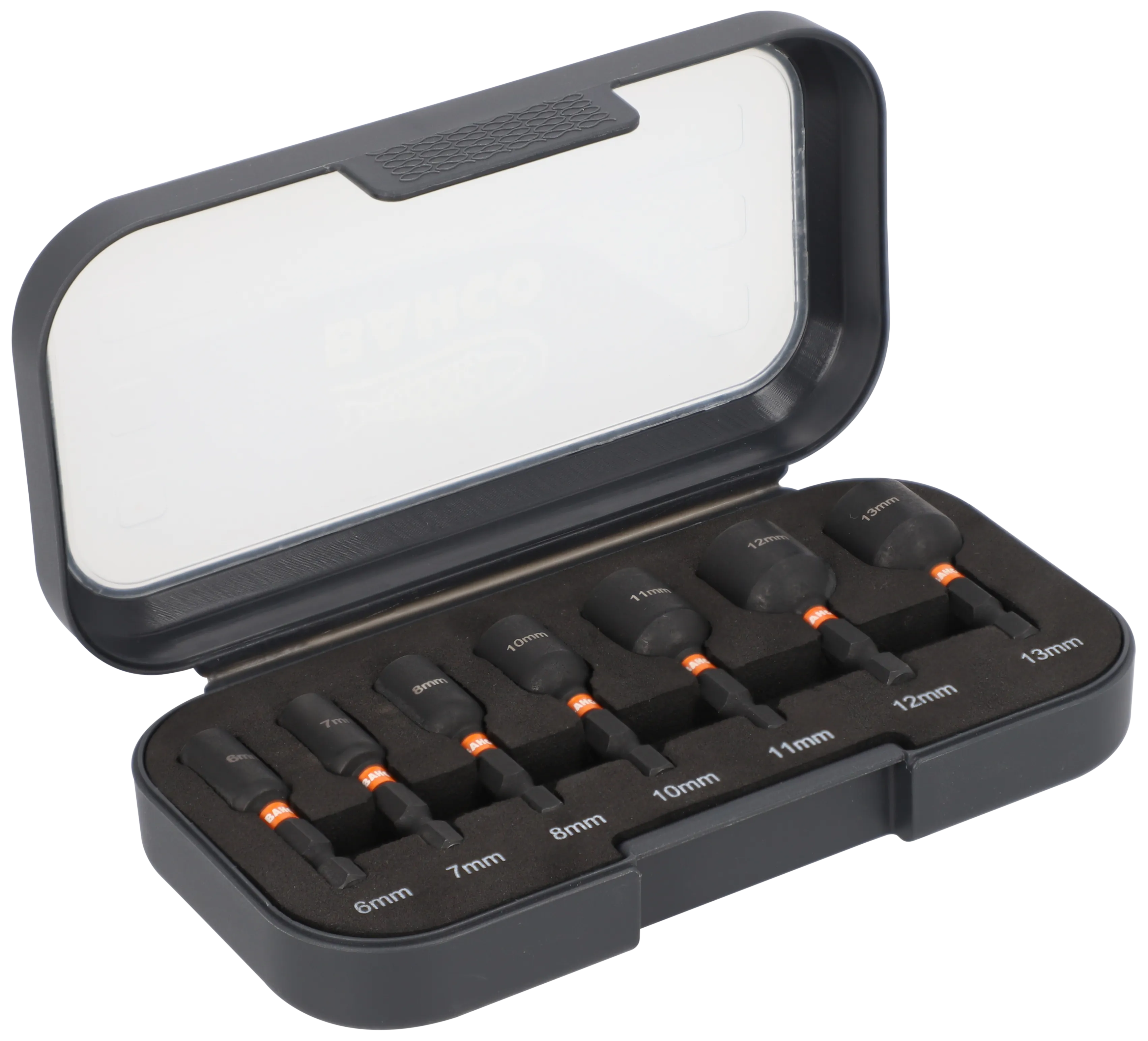 Boltbitsæt 1/4" 6kt  6-13mm, 7stk