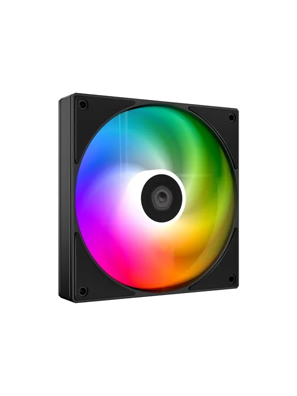 ID-Cooling AS-120-ARGB-K - Kabinettvifte - 120mm - Svart med RGB LED-lys - 27 dBA