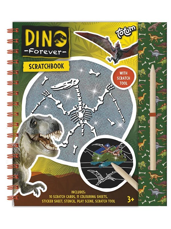 Totum Dino Forever - Scratch Book