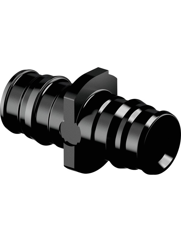 Uponor q&e coupling ppsu black 20 mm