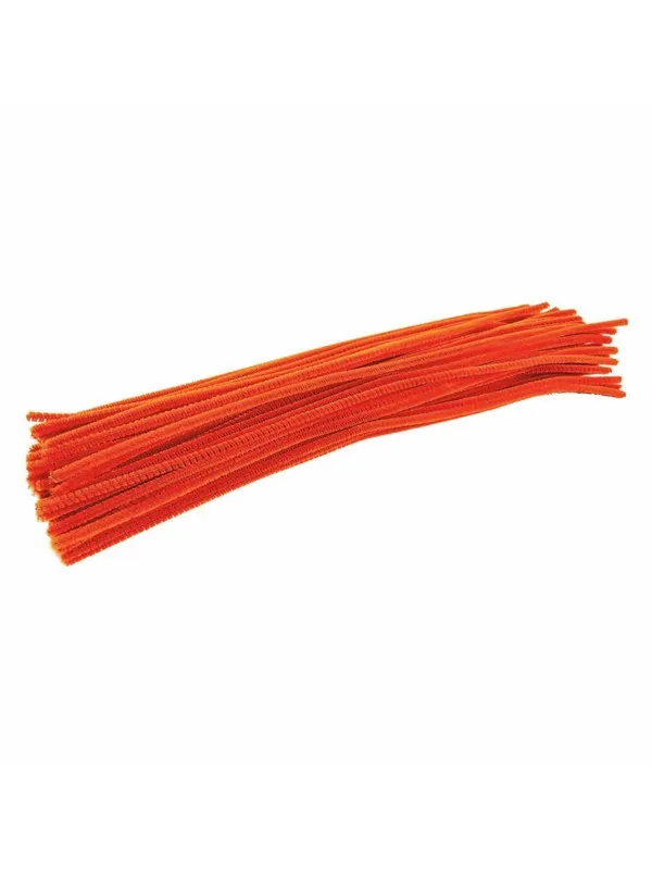 Colorations - Orange Chenille Wire 100pcs.