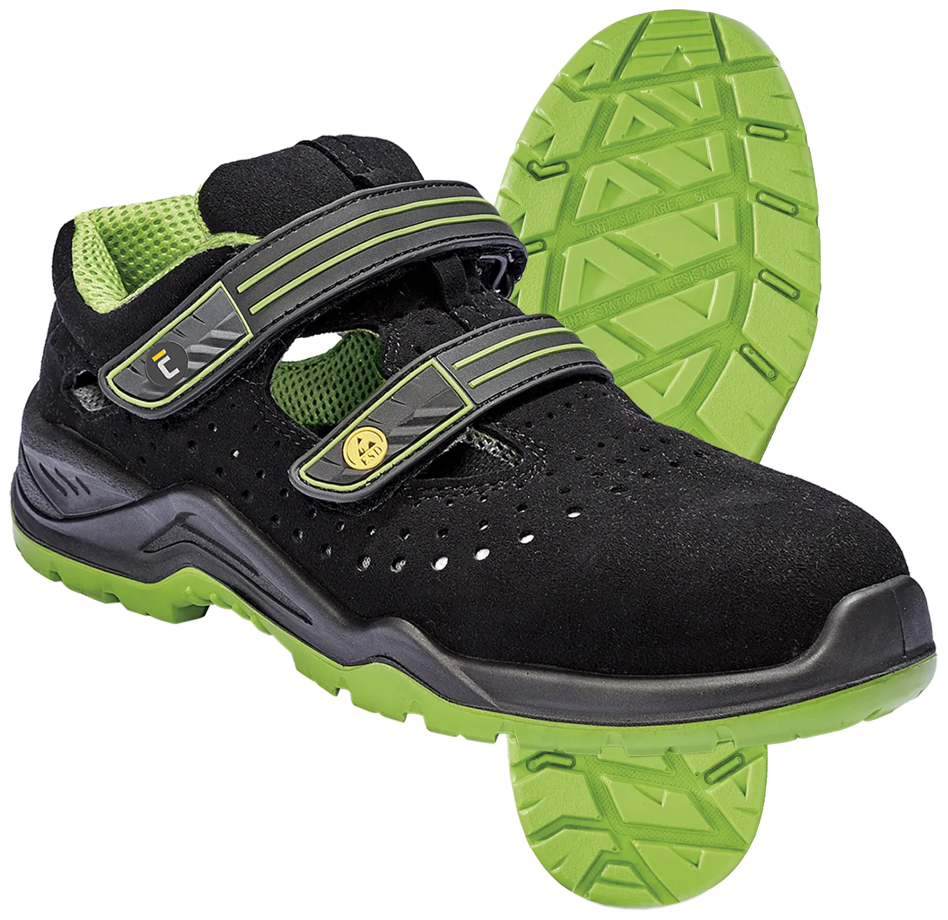Cerva Halwill sik.sandal m/borrelås S1P ESD str 48