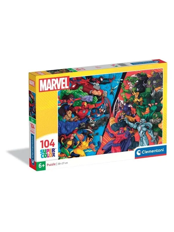 Clementoni Marvel Heroes VS Villains Super Colour Jigsaw Puzzle (104)