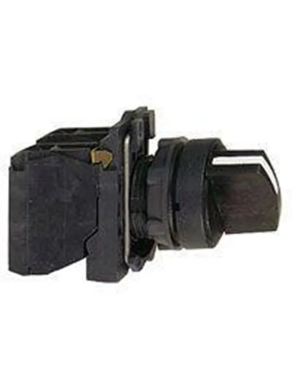 Schneider Electric Harmony rotary switch complete with 2 fixed positions 1xno.