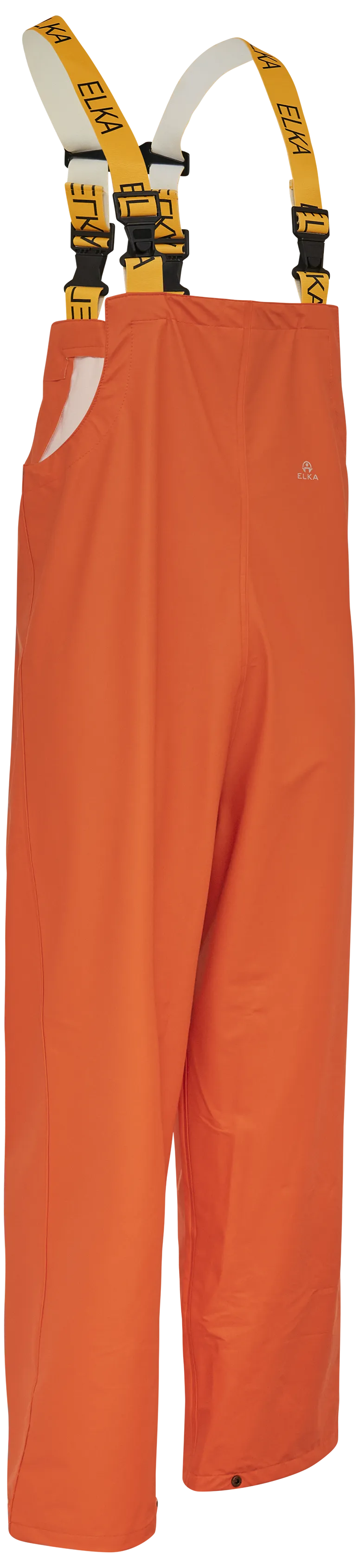 Regndress med seler PU 029900 oransje str. 3XL