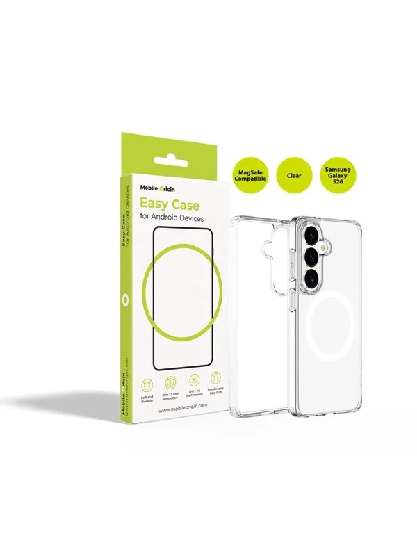 Mobile Origin Easy Case MagSafe Clear - Samsung Galaxy S26