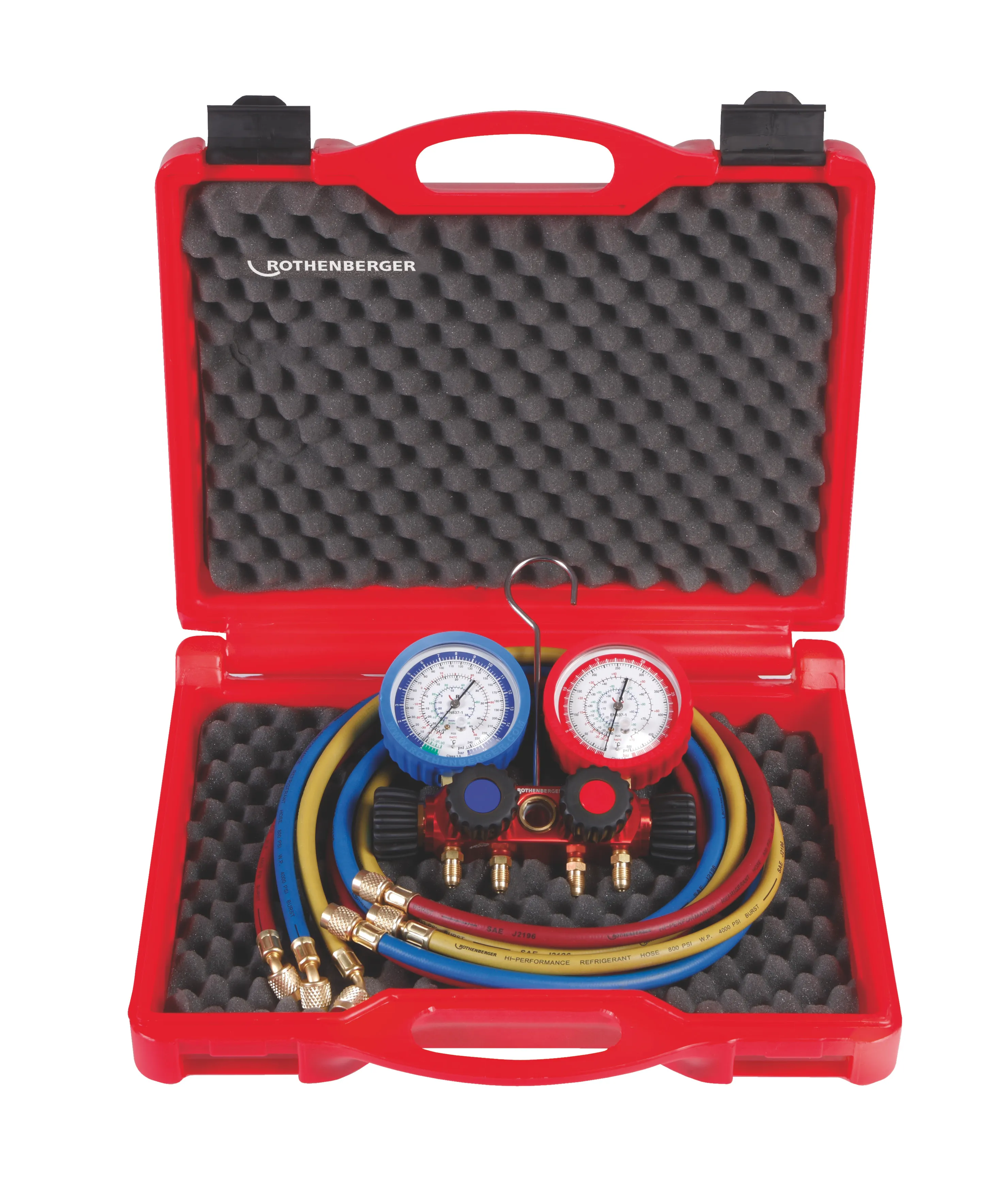 Analogt 4-veis-manometer II PLUS, 1/4 SAE