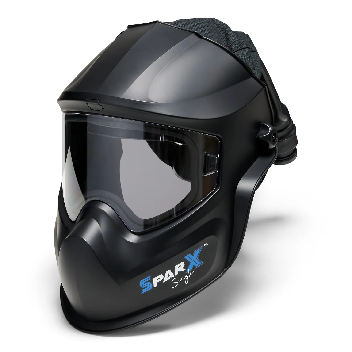 SHINE SPARX Single Prepared for Air sveis- og slipemaske med modulært flip-up visirsystem