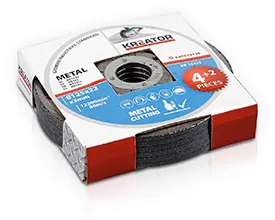 Kutteskiver metall 125x2,5 mm - 6 stk.