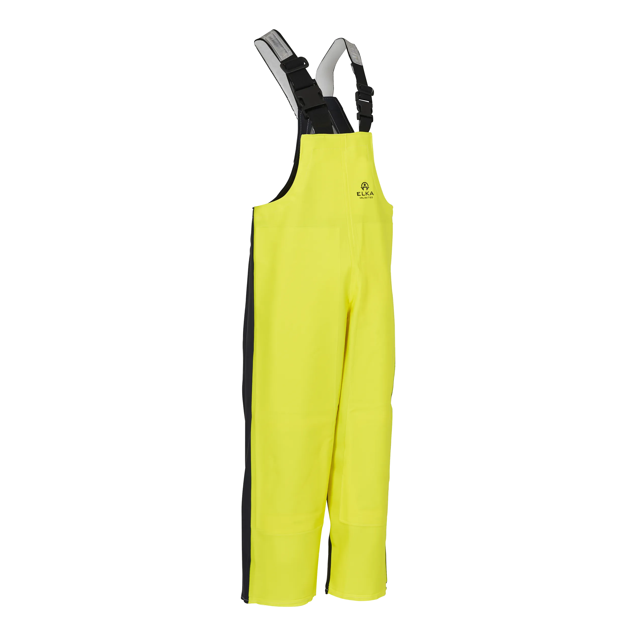 Ubegrenset Overall m. knepute - Fl. Gul/Navy - XL