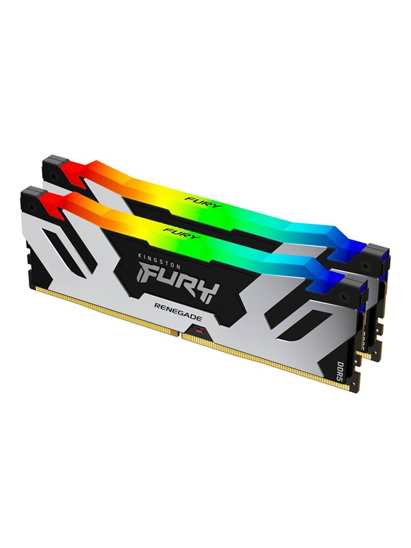 Kingston FURY Renegade RGB DDR5-6000 - 96GB - CL32 - Dual Channel (2 pcs) - Intel XMP - Svart med RGB
