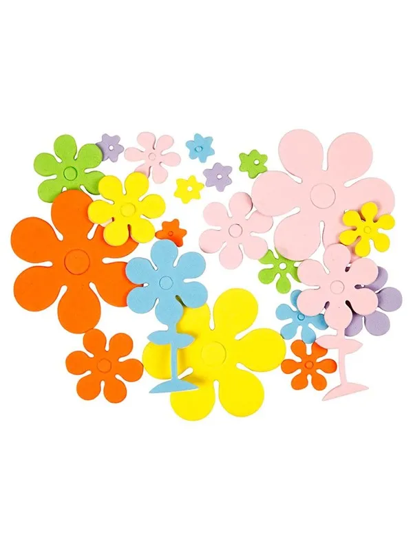 Creativ Company Foam molds Flowers 100st.