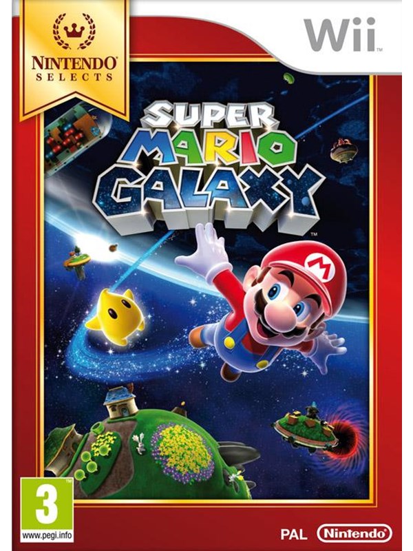 Super Mario Galaxy (Select) - Nintendo Wii - Platformer