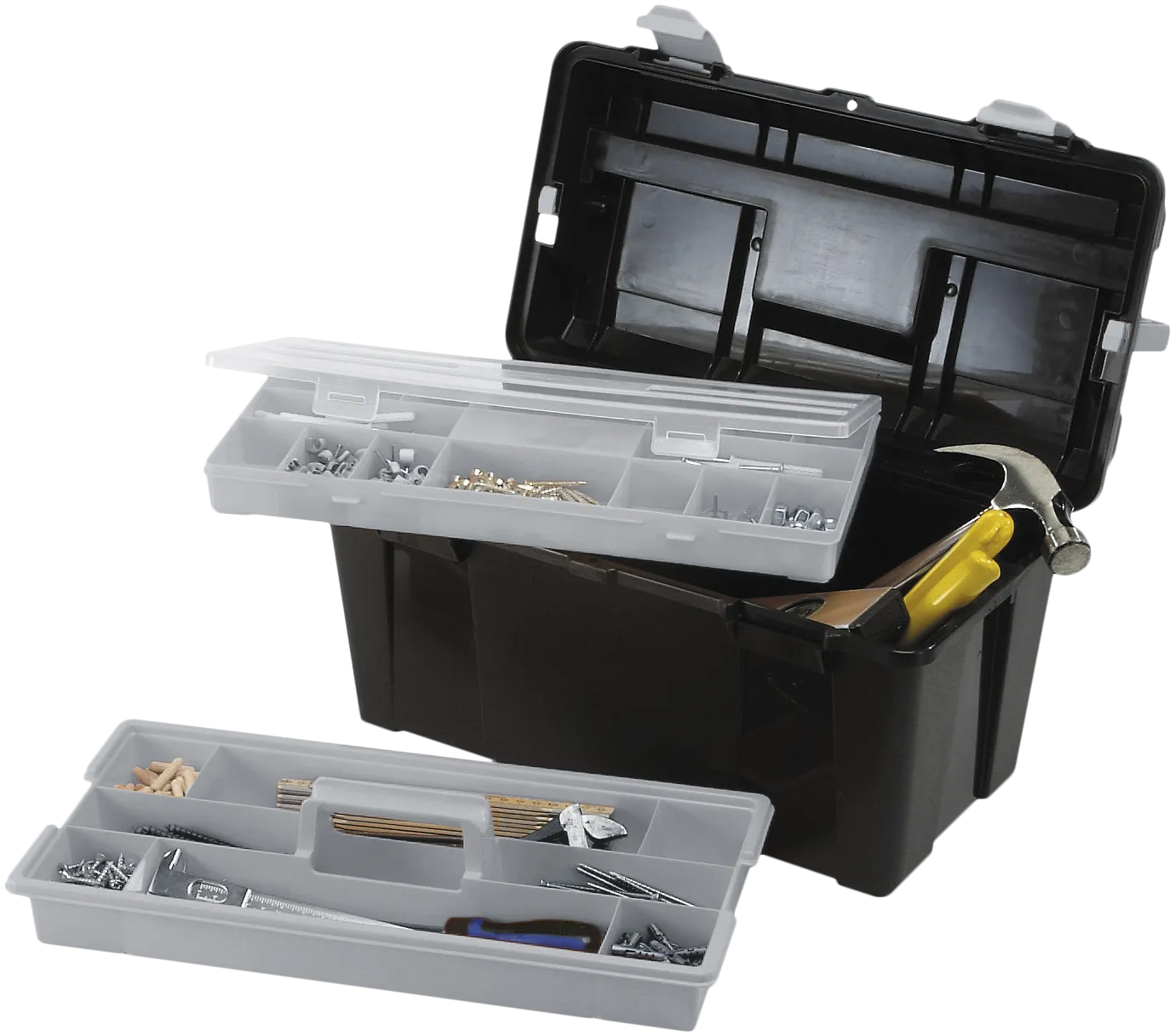 Verktøykasse T31 18" sort plast