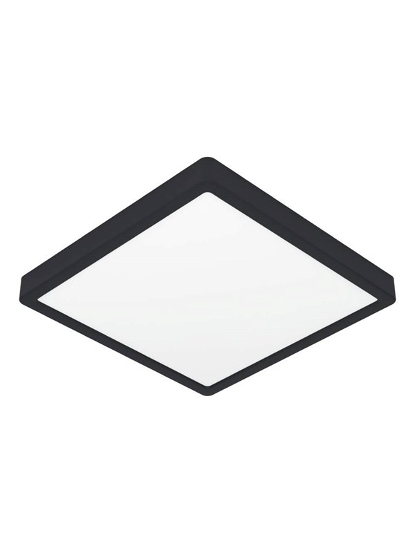 EGLO FUEVA 6-Z PLAFOND 390X390 RGB/CC 17.8W 2700LM IP44 SVART