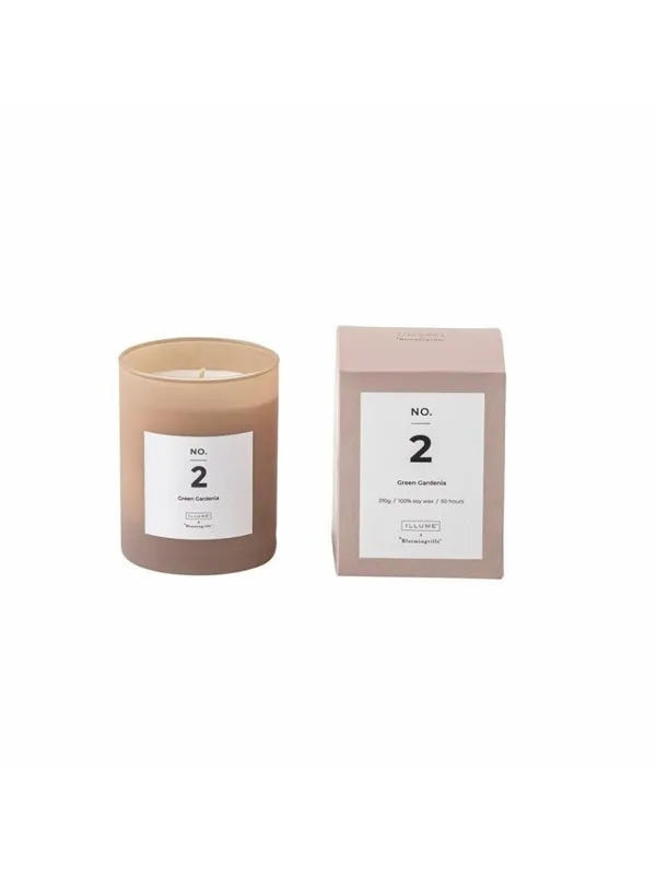 Bloomingville - NO. 2 Green Gardenia Scented Candle 8x10 cm