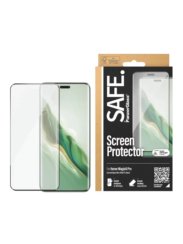 SAFE by PanzerGlass Screen Protector Honor Magic6 Pro | Ultra-Wide Fit